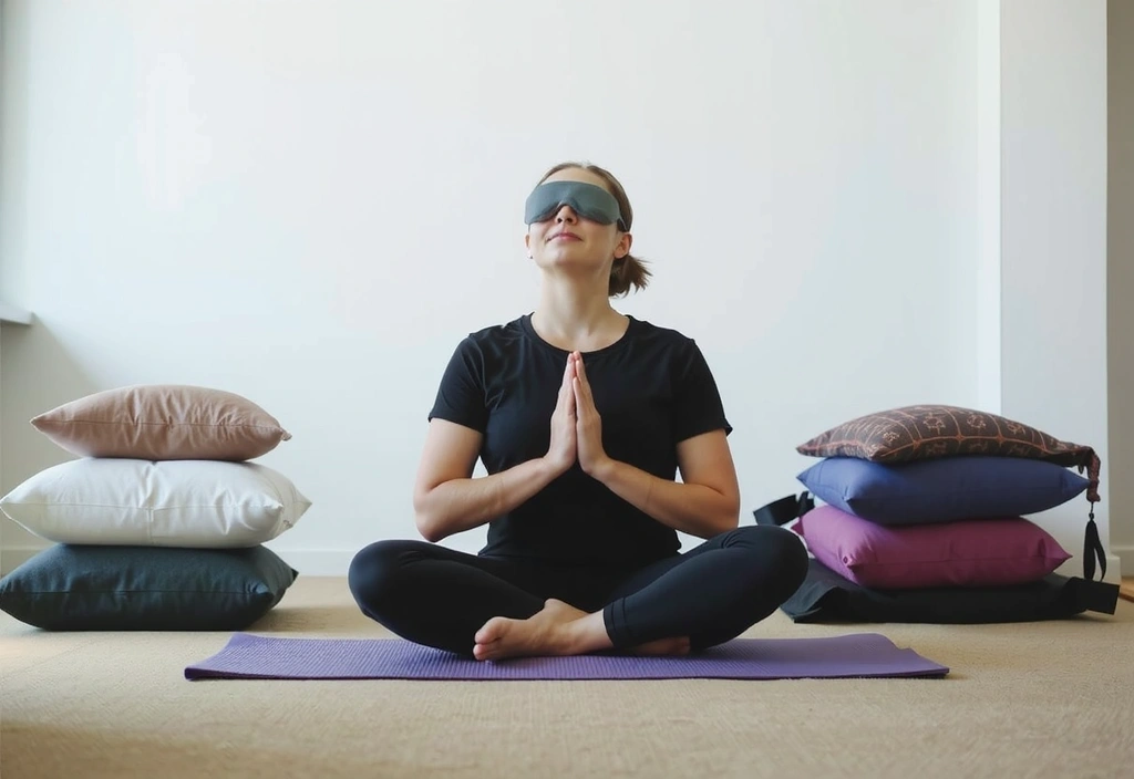 Restorative Yoga with props